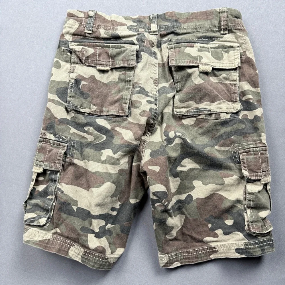 Ditch‎ Plans Boys Size 12 Camouflage Camo Cargo Shorts Casual